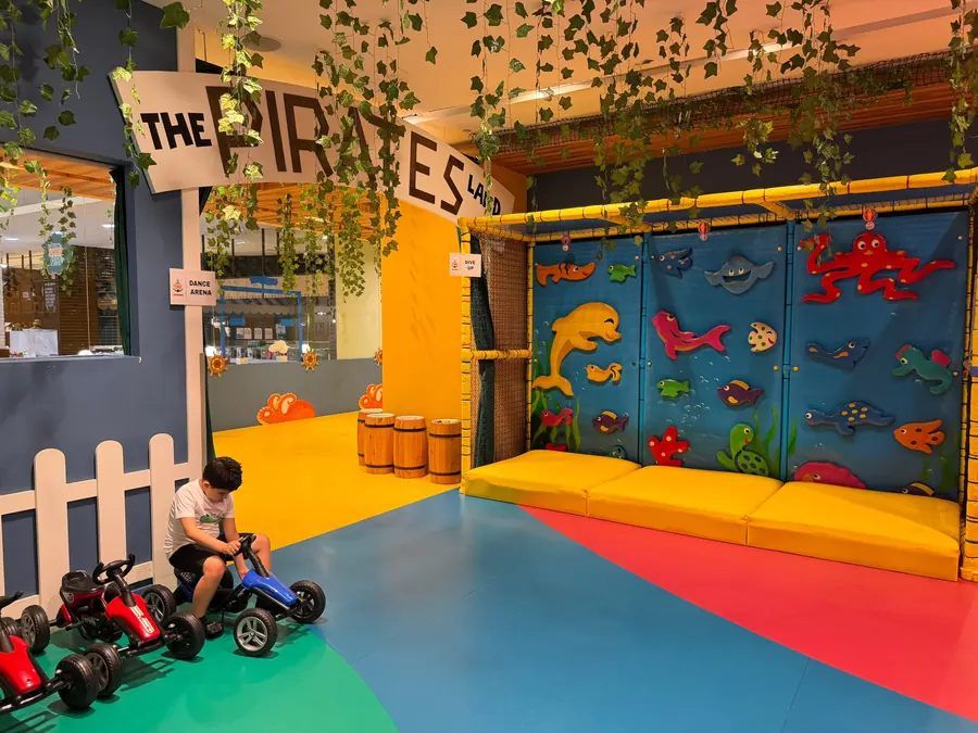 The party stage set for a character show